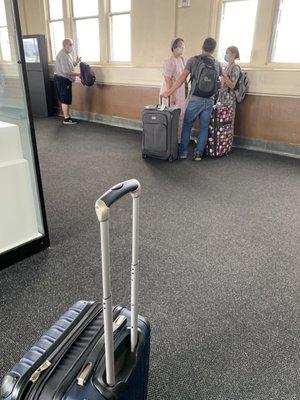 Well, guess you know you are In Lancaster when you see the Amish at the train station