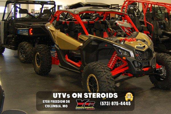 Giant! UTV's just for your adventures-YC Powersports of Columbia 5708 Freedom Dr. Columbia, MO 65202 (573) 875-4445, Kirksvil...