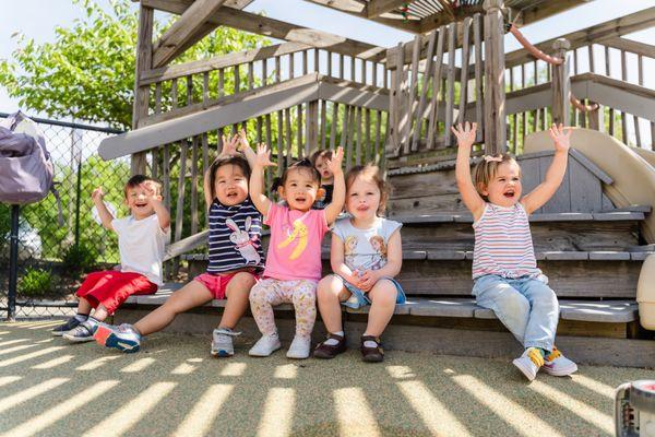 Kids on the playground.