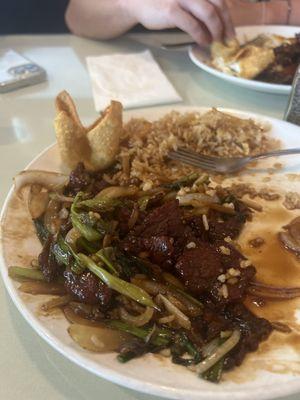 Mongolian Beef Lunch