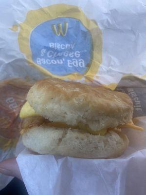 Bacon Egg Cheese Biscuit Meal