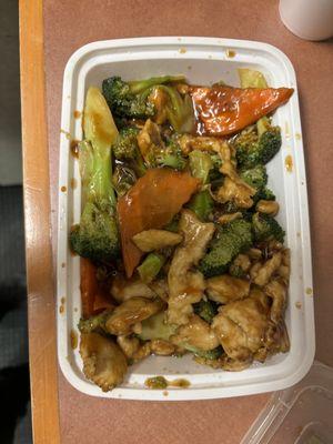 Chicken w broccoli