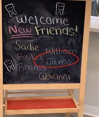 #WelcomeSign