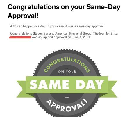 Results Guaranteed: Same-Day Refinance Approval!