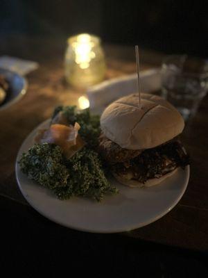 Bakon Jam & Gruyère Burger