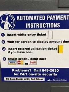 Automated payments only - no cash