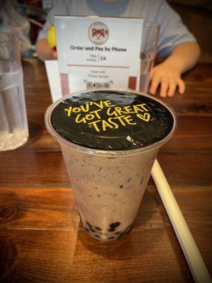 Boba milk tea