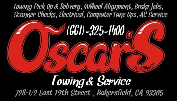 Oscar's Road Service & Towing