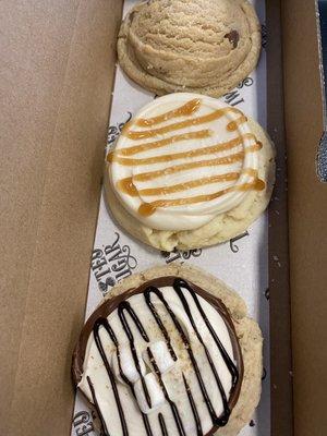 Top to bottom: CC, Salted Caramel, S'more