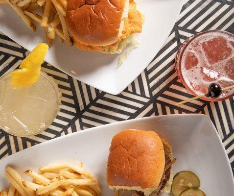 Cocktails and Sliders