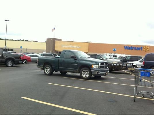 People at the Deridder WalMart don't always understand the complex science of parking spaces