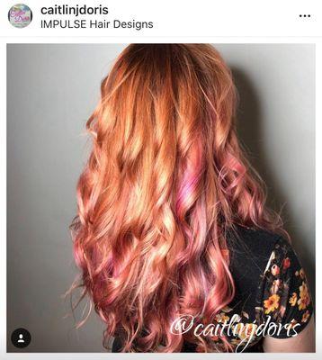 Copper and pink