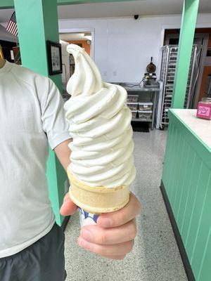 $4.50 for medium soft serve - delicious!