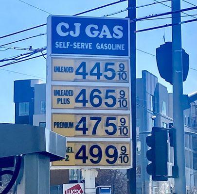 Dang, the gas prices are much better in Sac