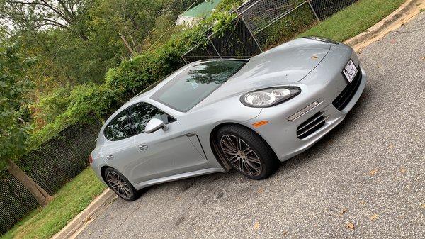 Porsche Panamera for service!