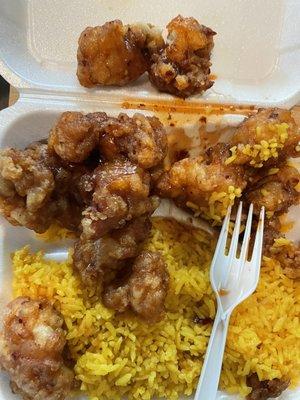 L1. General Tso's Chicken Lunch Special