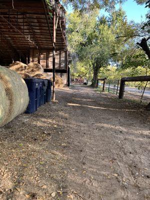 Barn near where you meet