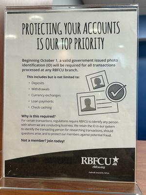 This is true! I feel totally safe from fraud with RBFCU