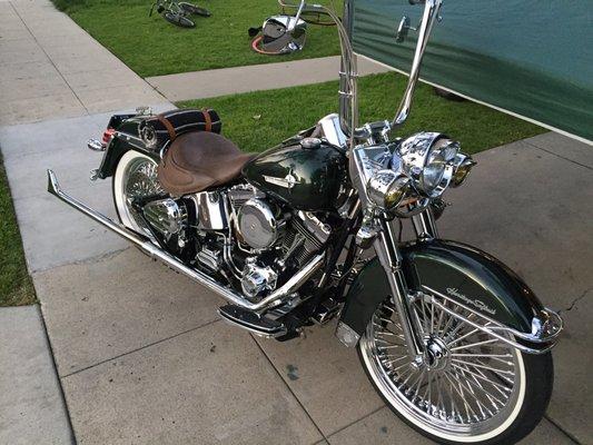 Got this Softail shining again!