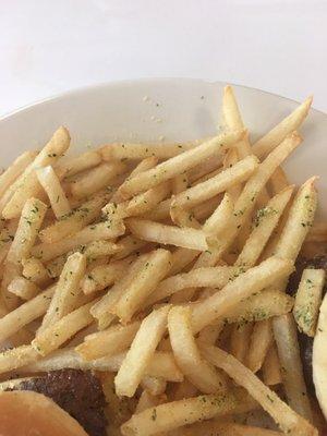 Upgraded Parmesan fries