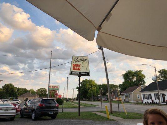 Don't let the sign fool you... this is Walton's Ice Cream