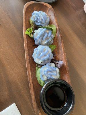 Blossom dumplings