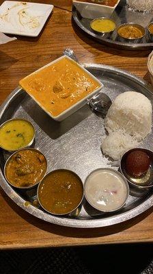 Chicken Tikka Masala, Thali