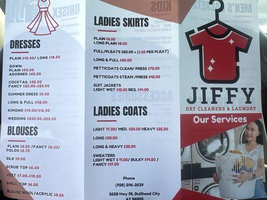 Jiffy Drycleaners & Laundry