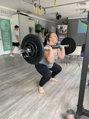 Front Squats to build Strength