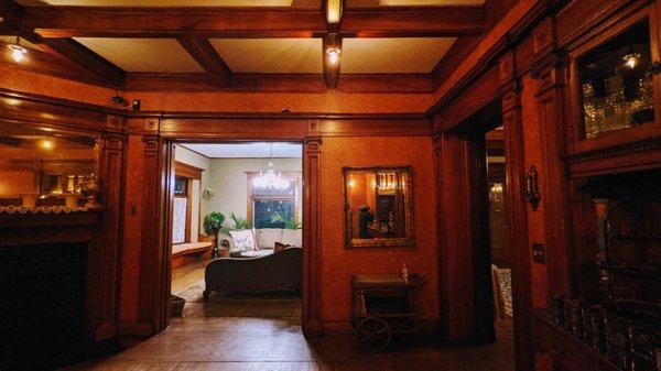 Dining room into Sitting room