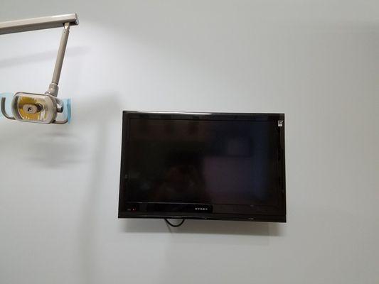 Tv in exam room