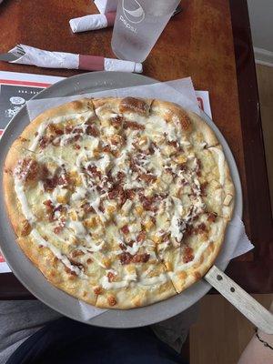 Chicken Bacon Ranch Pizza