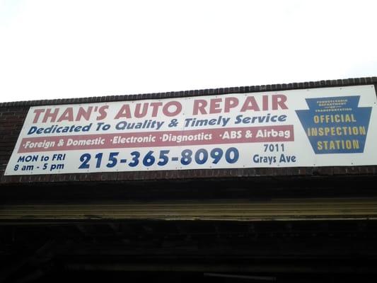 Than's Auto Body Shop