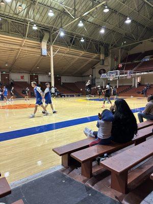 East Bay warming up.