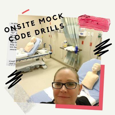 We specialize in onsite mock code drills.