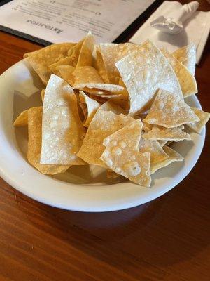 Flour tortilla chips- best ever!