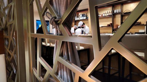 Loved the intricacies of the restaurant design and my own little peep viewing of the sushi bar hard at work