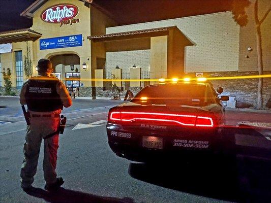 Shopping center under control.