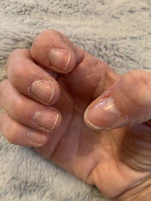 "Finished" manicure