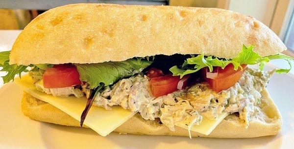 Our chicken salad sandwich