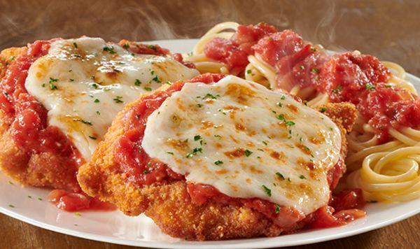 Chicken Parmigiana- Fresh delicious and only $9.99 every Wednesday Night