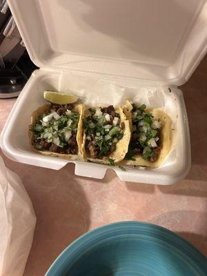 Tacos not TOSTADAS