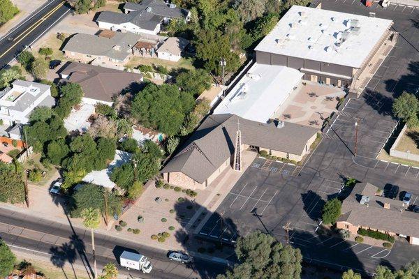 Commercial shingle and foam roof build