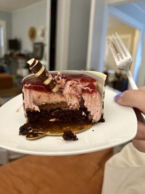 Chocolate raspberry cake