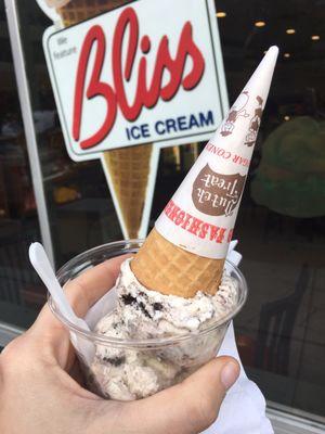 Oreo Ice Cream from Bliss Dairy sold here!