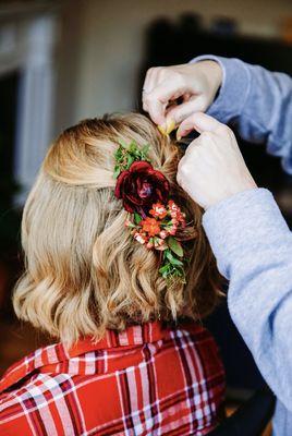 Wedding hair