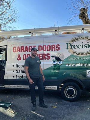 Isaac Ward- A true asset to Precision Garage Door Service [Dutchess County]