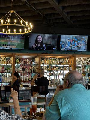 Inside bar looks very well stocked