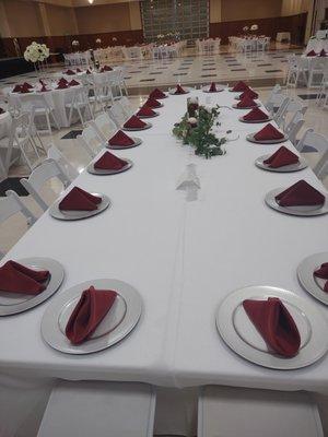 Specialty Linen Rentals @ Ginnefer.s