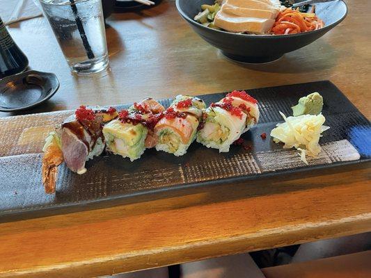 Omg sushi roll ($19)